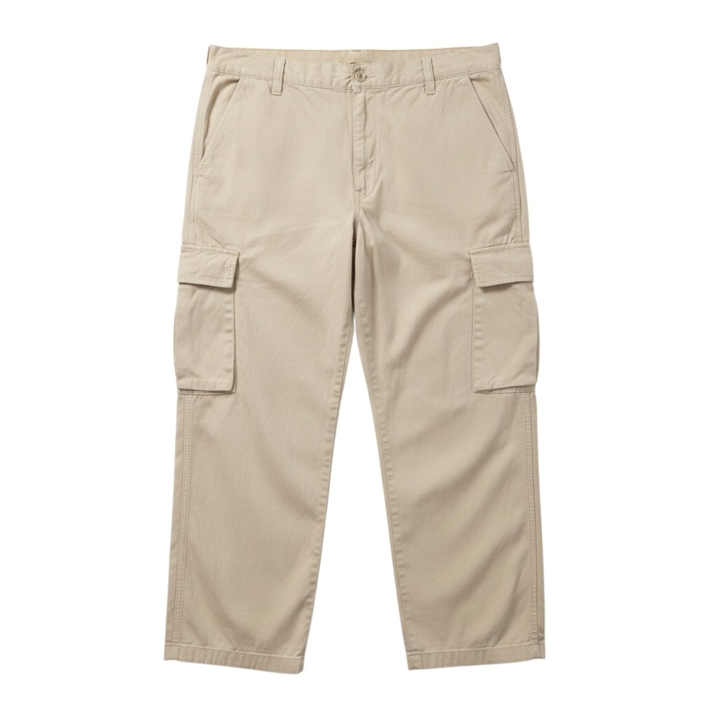Madewell Pants Womens 33 Vintage Linen Low Slung Straight Cargo Garment Dyed